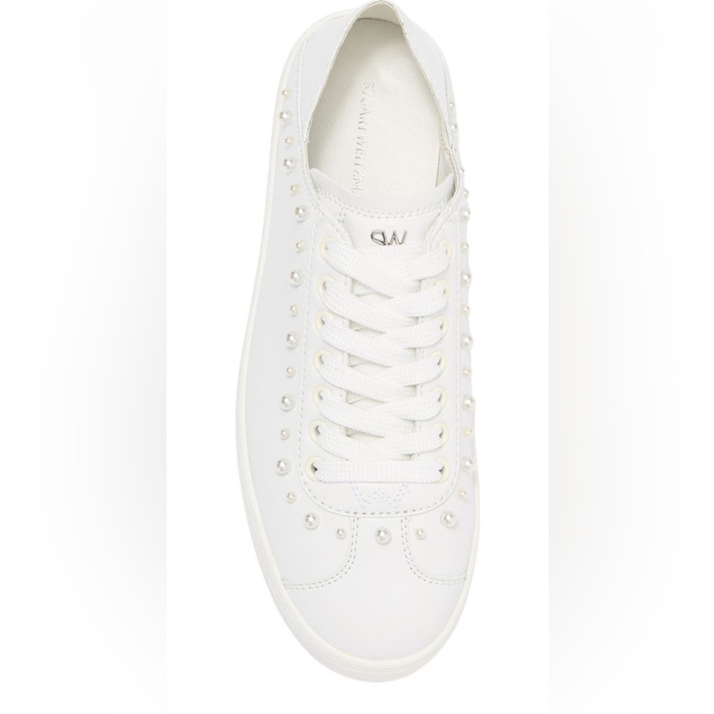 Stuart Weitzman Superstud Convertible Pearl Sneaker